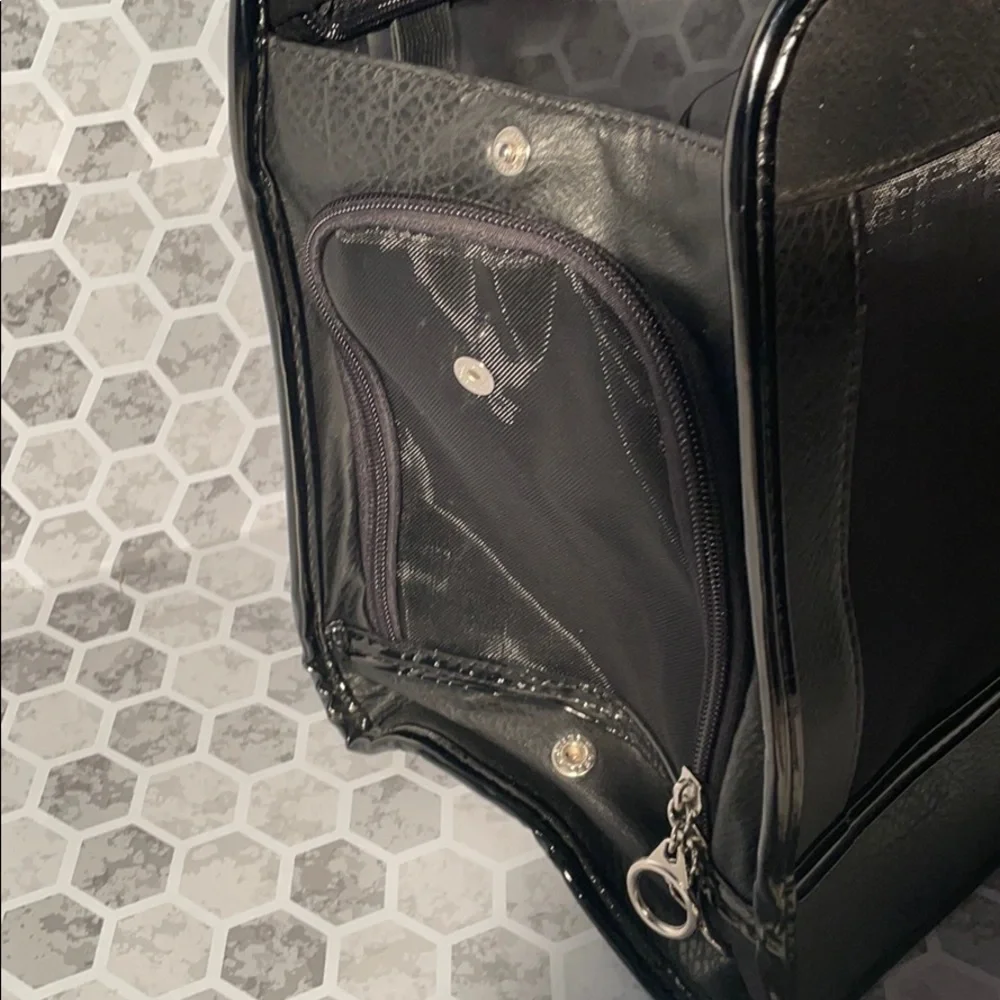 Black PetCarrying Bag/purse - 16”x10”x6.5” new